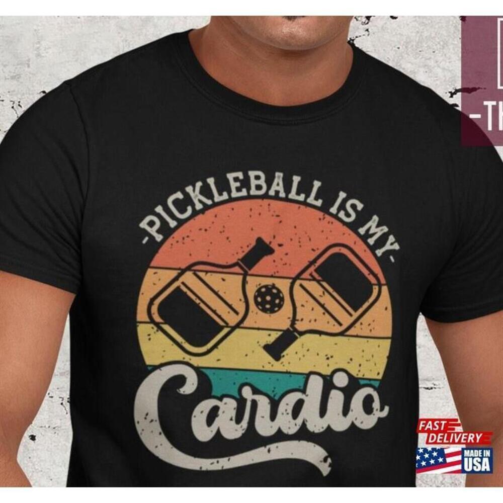 Pickleball Is My Cardio Funny Player Graphic T-Shirt
